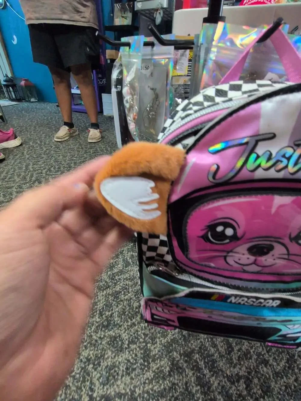 Justice x NASCAR Racer Mini Backpack